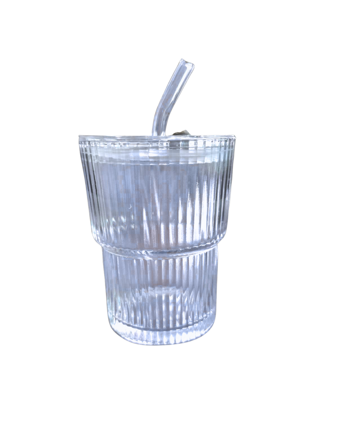 כוס זכוכית שקופה